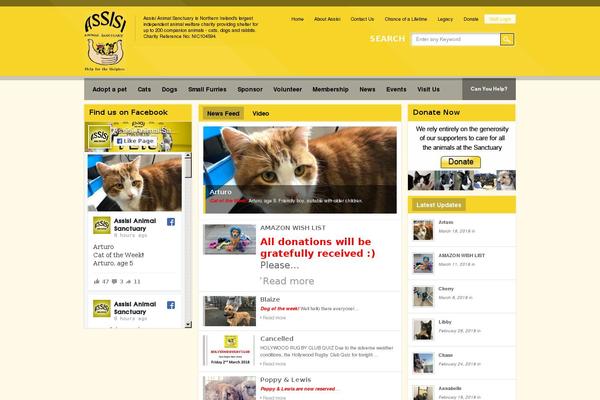 Site using WP-Testimonials plugin