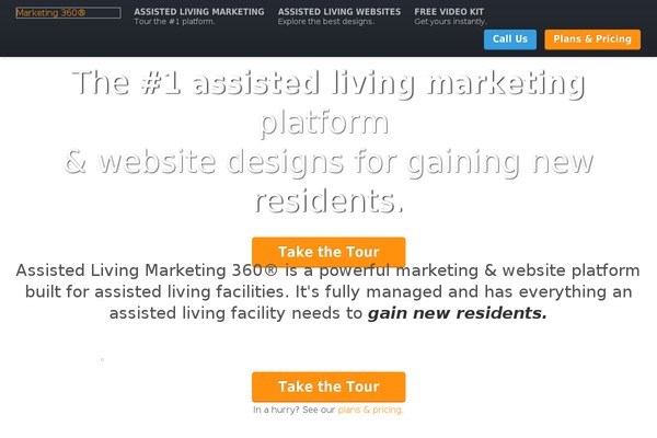 Marketing360-vertical theme site design template sample