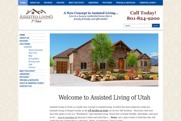 Academica theme site design template sample