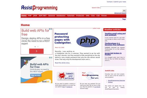 Ap theme site design template sample