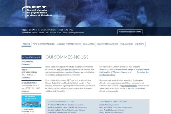 asso-sept.org site used Bones