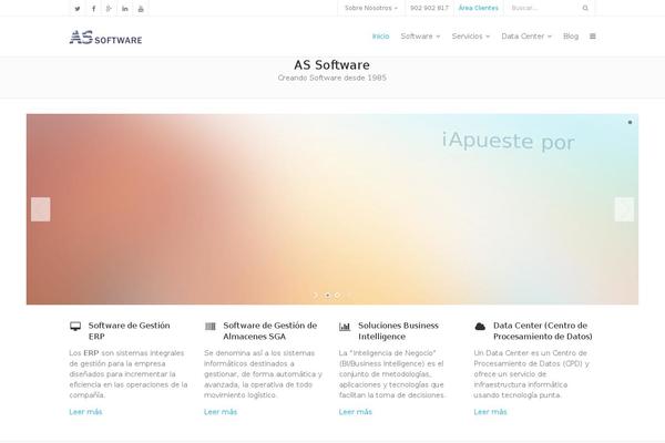 Strata theme site design template sample