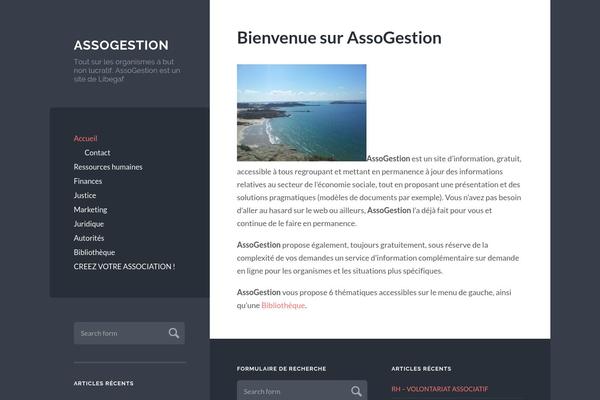 Wilson theme site design template sample