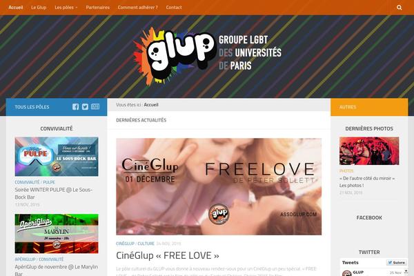 assoglup.com site used Hueman