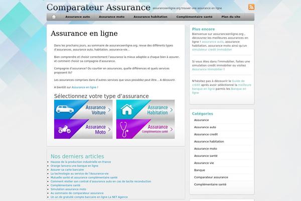 iBlog theme site design template sample