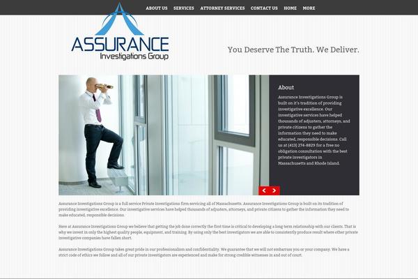 assuranceinvestigationsgroup.com site used Financio