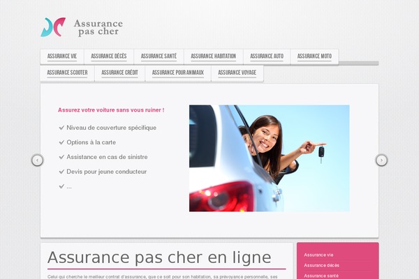 Balance theme site design template sample