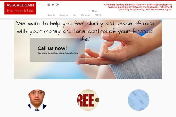 assuredgain.com site used Nameless-pro