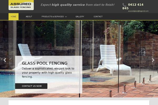 assuredglassfencing.com site used Assuredglassfencing