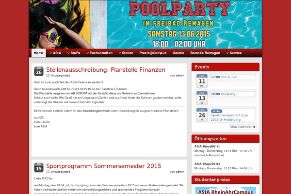 Site using All-in-One Event Calendar plugin
