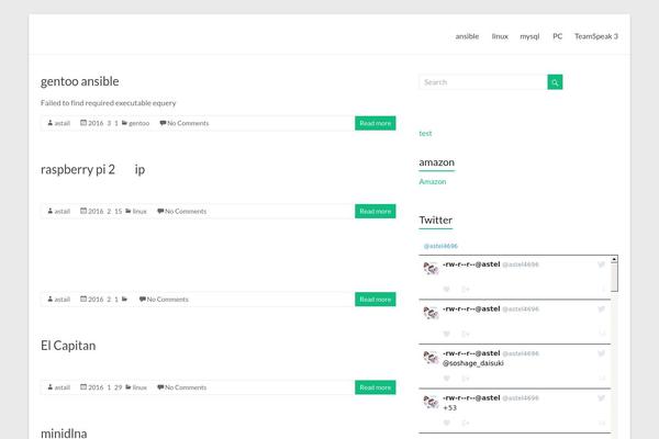 Spacious theme site design template sample