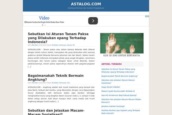 Bloggingpro theme site design template sample