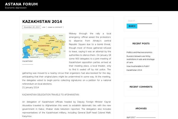 astanaforum.org site used Pena Lite