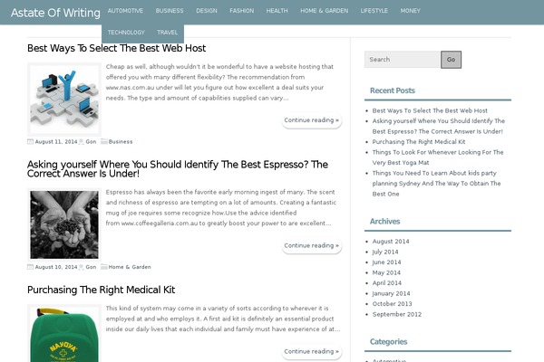 ReFresh theme site design template sample