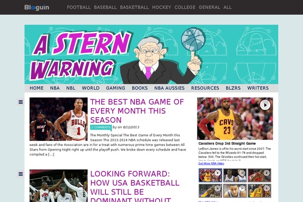 Blogum theme site design template sample