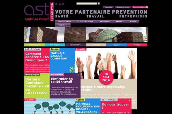 Ast theme site design template sample