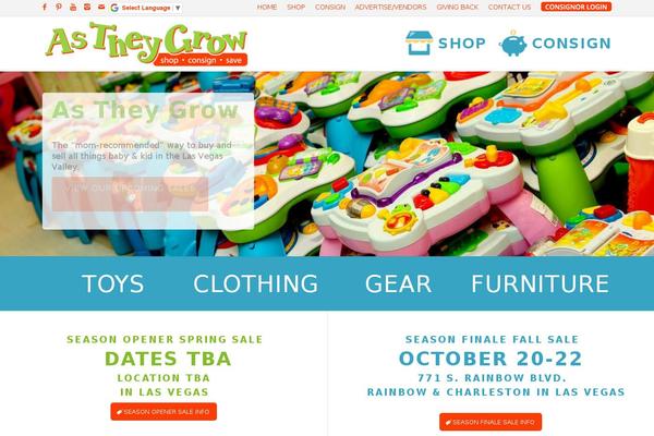 Enfold theme site design template sample