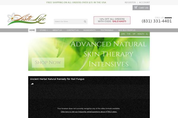 Site using Shopp plugin