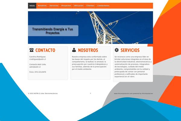 Responsive theme site design template sample