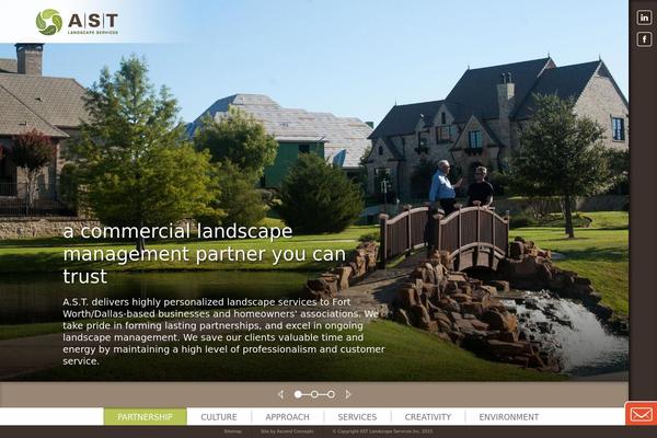 Ast theme site design template sample