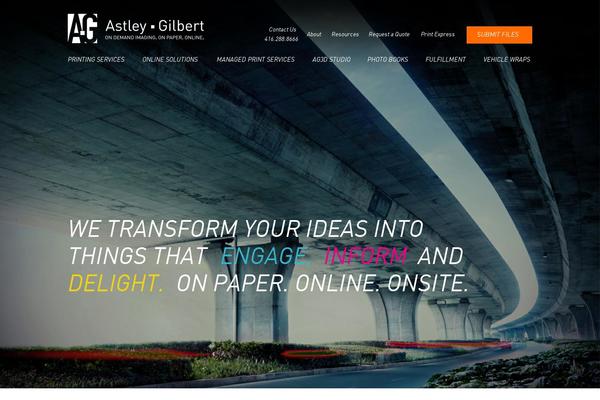 Ag theme site design template sample
