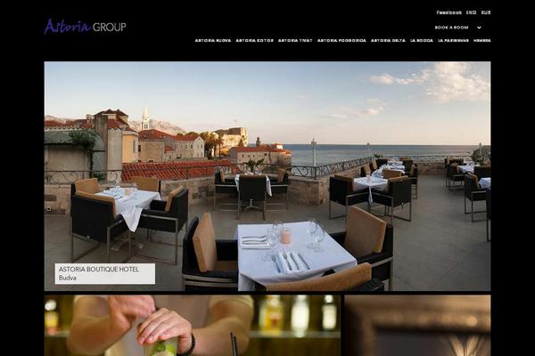 Astoria theme site design template sample