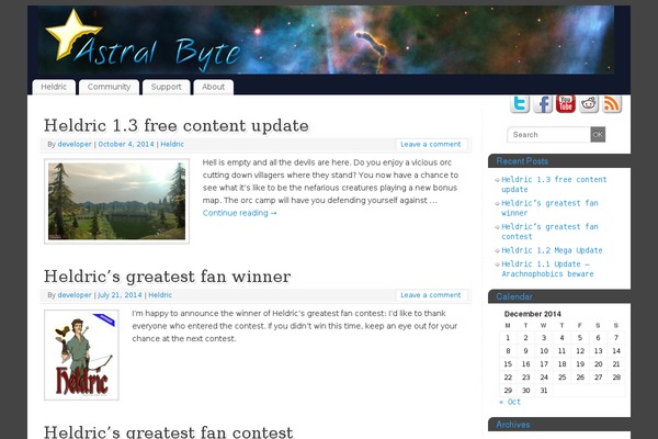 NewGamer theme site design template sample