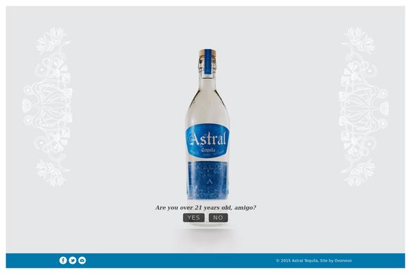 Astral theme site design template sample