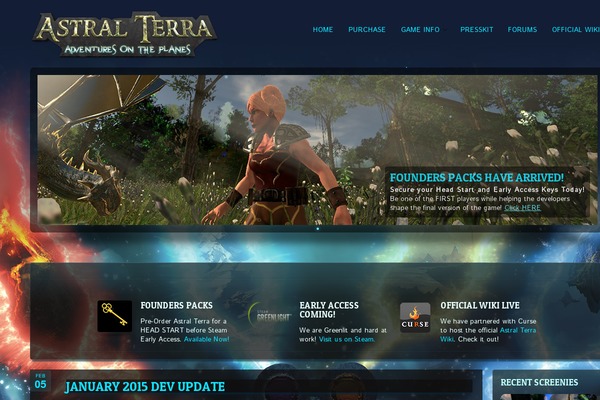 Radiance theme site design template sample