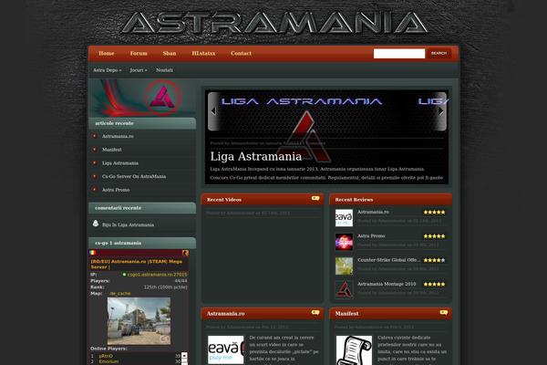Gaming-mag theme site design template sample