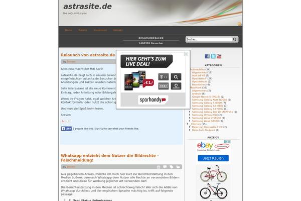 Site using Adsense Widget plugin