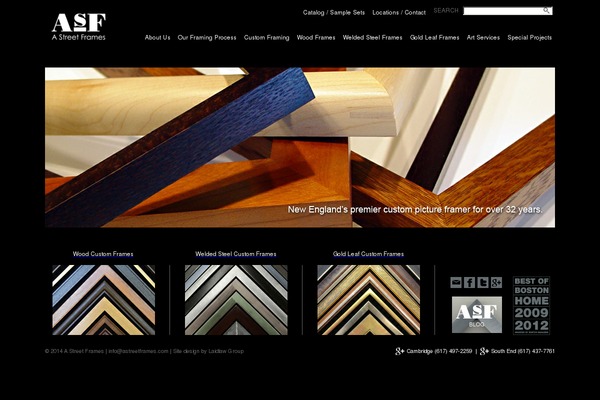 The7 theme site design template sample
