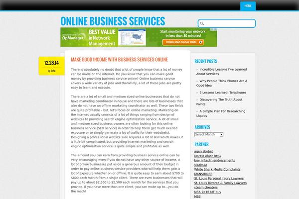 Newsworthy theme site design template sample