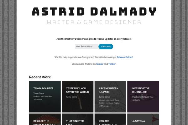 Make theme site design template sample