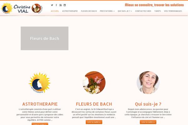 Customizr theme site design template sample