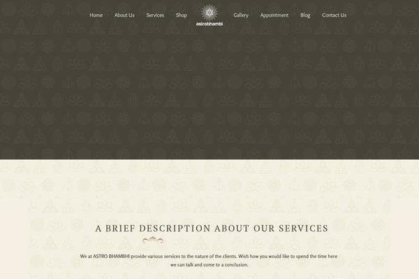 Kriya theme site design template sample