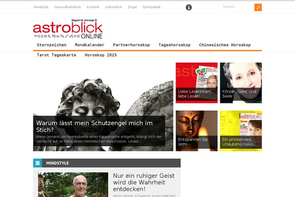 Spirit theme site design template sample