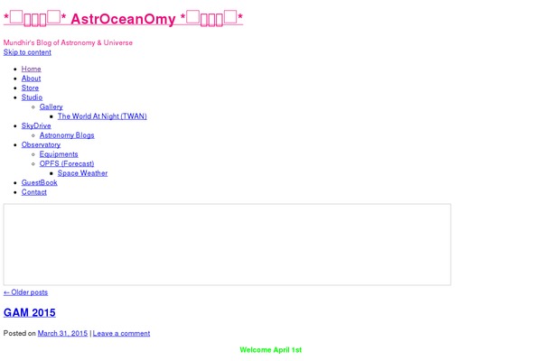 Site using Stars-at-night plugin