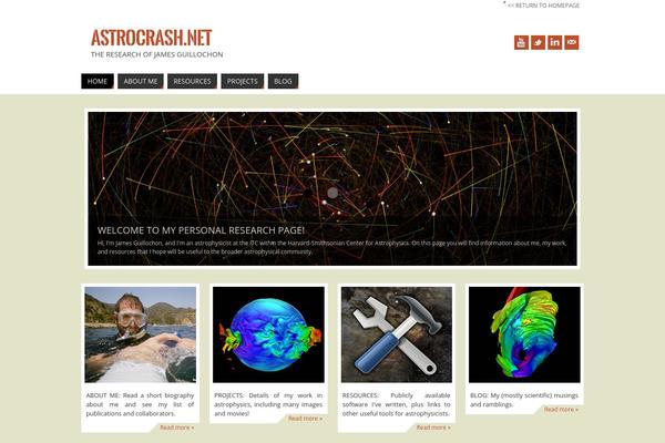 Parabola theme site design template sample