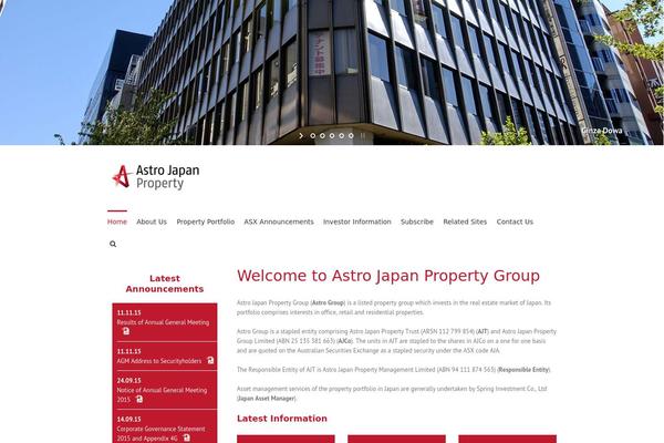 Astro theme site design template sample