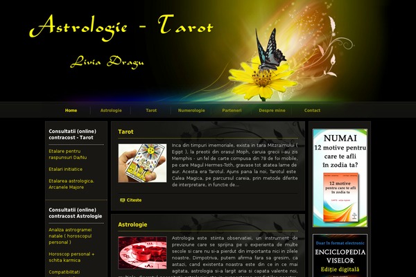 Watercolor theme site design template sample
