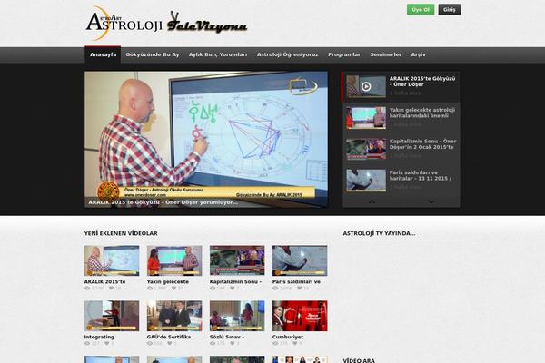 deTube theme site design template sample