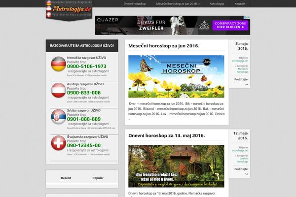 JournalCrunch theme site design template sample