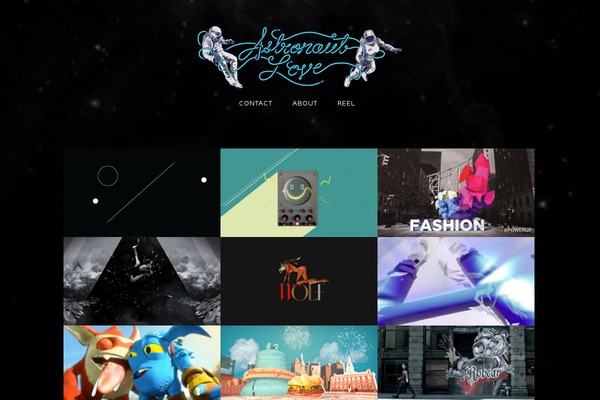 astronautlove.tv site used Mixfolio