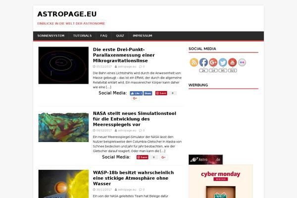 MH Magazine lite theme site design template sample
