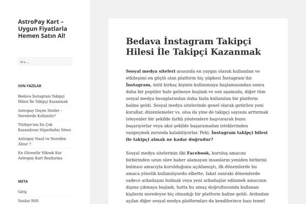 Twenty Fifteen theme site design template sample