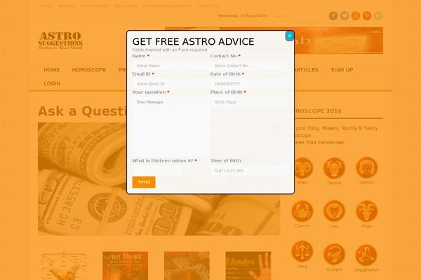 Site using WP Testimonials with rotator widget plugin