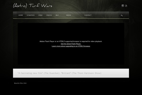 InterStellar theme site design template sample