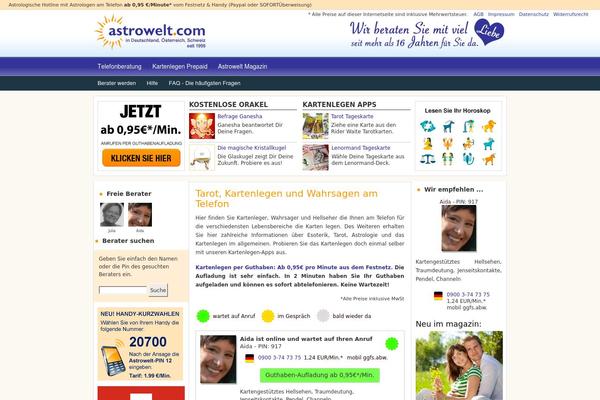 Site using Astro_bezahlen plugin