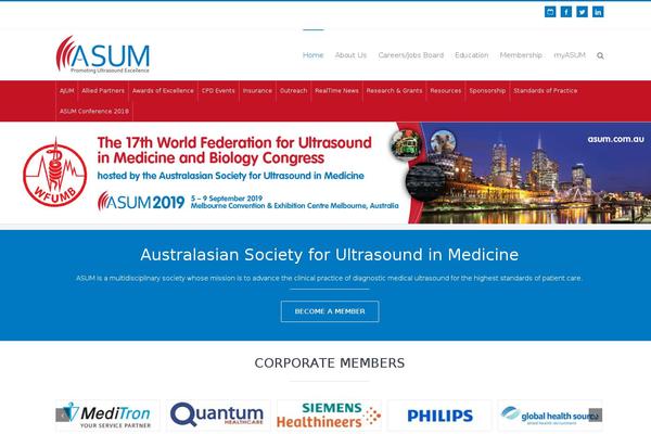 asum.com.au site used Asum-child-theme